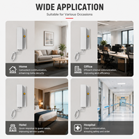 Combiné d'interphone de haute qualité avec audio clair et design durable, téléphone filaire pour la sécurité à domicile, au bureau ou à l'hôtel