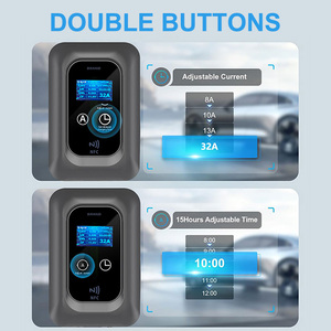 7kw Type2ใหม่32A gbt Type1 <span class=keywords><strong>16</strong></span> A 220V 9.6kw 9KW 40แอมป์ประเภทเฟสเดียว2 3ขาสำหรับใช้ในโรงรถ - Product Image 5