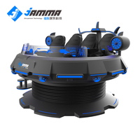 9D VR UFO Simulator Equipment 360 Rotación Máquina de juego de realidad virtual Experiencia de entretenimiento mejorada
