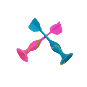 لعبة رمي السهام الصديقة للبيئة من السيليكون غير السامة والمتينة والتعليمية، مصنوعة في تشجيانغ للألعاب الداخلية والخارجية - Product Image 2