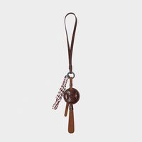 Sac bandoulière pour femme en cuir véritable, petit format, style baseball, avec fermeture éclair, deux sangles, design contrasté en coton, pour téléphone portable