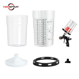 Großhandel Kunststoff-Farb misch becher 600ml Paint Cup Liner für Auto-Spritzpistole - Product Image 6