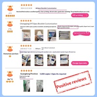 Impression de brochures pliées sur mesure, conception de livrets promotionnels, manuel d'employé d'entreprise plié en accordéon, pages couleur A4, papier