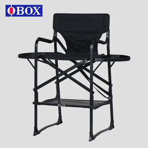 เก้าอี้พับกลางแจ้ง OBOX อลูมิเนียมอัลลอยด์ พร้อมโต๊ะ เก้าอี้พักผ่อนในสวน ขนาดใหญ่ พับได้ ดีไซน์ร่วมสมัย - Product Image 3