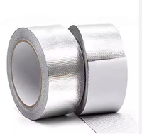 Ruban en fibre de verre renforcé, imperméable, résistant à la chaleur, avec feuille d'aluminium thermique