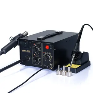 852D+ LED Digital Display Anti-static Desoldering Station Phone Rework Bga Welding Soldering Iron Station With Air Pump