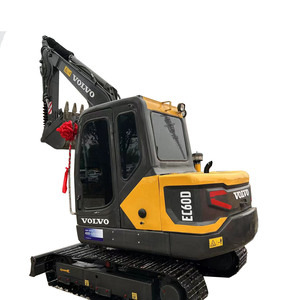 รถขุดขนาดเล็ก Volvo EC60D มือสอง 6 ตัน พร้อมมอเตอร์และเกียร์ในสต็อก ขายดี 6 ตัน รถขุด Volvo EC60D มือสอง ราคาถูก - Product Image 1
