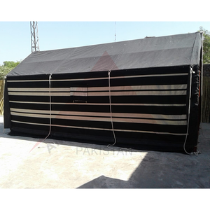 Wholesale Steel Frame Canvas Tent Water Repellent 650 GSM Fabric Four-season Quick Automatic Opening for Commercial <b>Outdoor</b> Use - Product Image 4