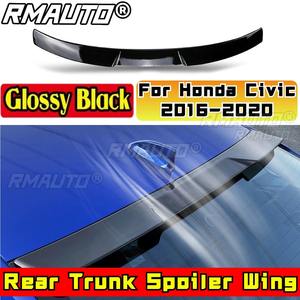 Aileron arrière pour Honda Civic 10ème génération 4 portes 2016 2017 2018 2019 2020, kit carrosserie en plastique ABS, aileron de coffre arrière, pièce de tuning - Product Image 1