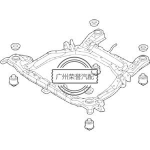 62400-3J000 62400-3J000 pour traverse hyundai complète - Product Image 1