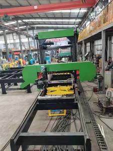 Máquina de aserrado de troncos hidráulica de alta resistencia, sierra de cinta horizontal automática para el procesamiento de madera dura - Product Image 4