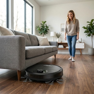 2026 New Smart Robotic Vacuum Cleaner Wet And <b>Dry</b> <b>Mopping</b> Household Portable Rechargeable Vacuum - Product Image 5