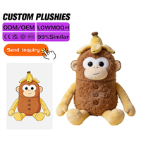 Peluche chiot brodée sur mesure 30cm, mignonne, en coton PP, avec logo OEM ODM, certifiée CE EN71, MOQ 100 pièces pour collection enfant, vente en gros