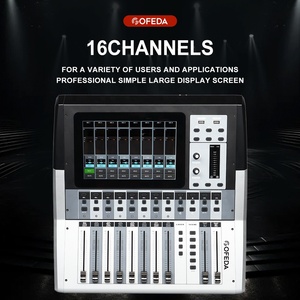 Bàn trộn âm thanh kỹ thuật số chuyên nghiệp Gooermi DM20, 20 kênh, điều khiển âm thanh điện tử, chức năng nhấn & tắt tiếng - Product Image 2