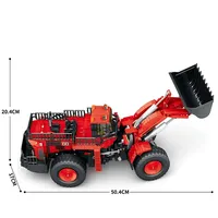 Reobrix 22010 D11 Bulldozer, Vehículo de Ingeniería a Control Remoto, Modelo de Coche RC, Bloques de Construcción, Juguetes DIY para Niños, Regalos, Sets de Bloques de Construcción
