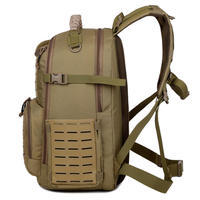 Sac à dos tactique de randonnée en plein air, imperméable, unisexe, avec logo personnalisé, cadre interne, doublure en polyester Oxford, 36-56L