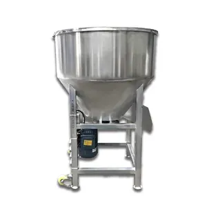 Factory direct sales of new agricultural animal feed mixer poultry breeding vertical stainless steel dry-wet feed mixer 30KG