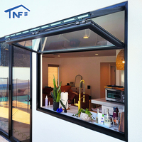 Ventanas Plegables de Aluminio Insonorizadas de Nuevo Diseño, Ventanas Plegables Verticales de Aluminio para Casa