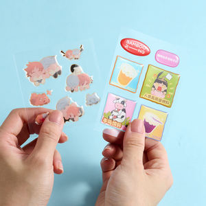 Individuelle Anti-UV 3D-Papier Wasserdichte Umweltfreundliche Dekorative Aufkleber-Set Personalisiertes Cartoon-Design mit 3D-Relief - Product Image 6