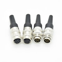 Connecteur Amphenol M16 J09 Connecteur d'alimentation pour câble Din circulaire à 7 broches