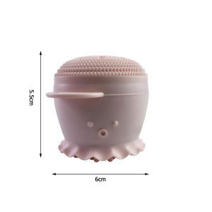 Cepillo exfoliante facial de silicona en forma de <span class=keywords><strong>pulpo</strong></span> Limpiador de herramientas de maquillaje de limpieza bidireccional de doble acción - Product Image 6
