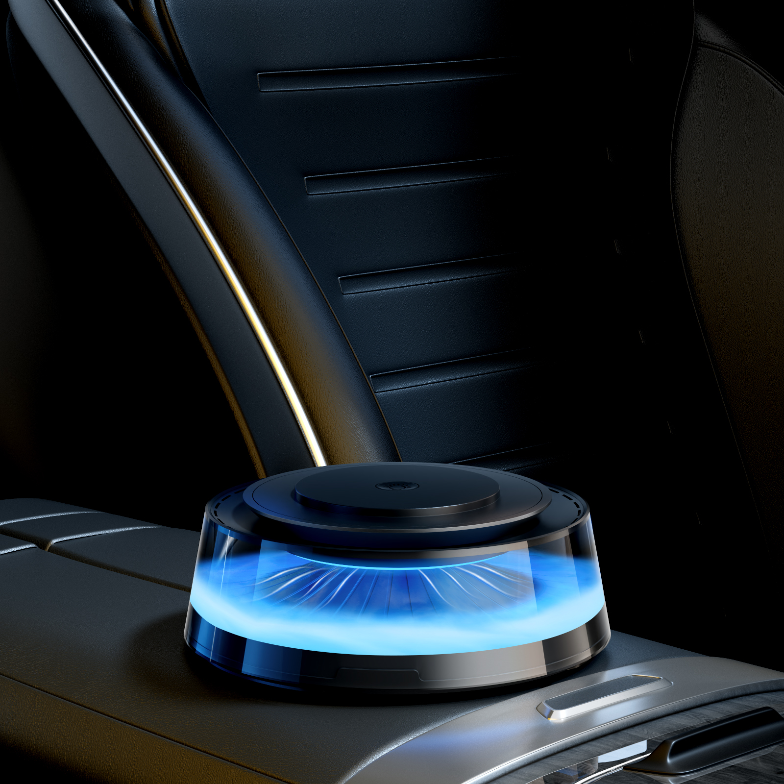 Hot Selling Smart Portable Aromatherapy Mini USB Charging Humidifier with Night Light Battery Powered Car Air Freshener RGB LED