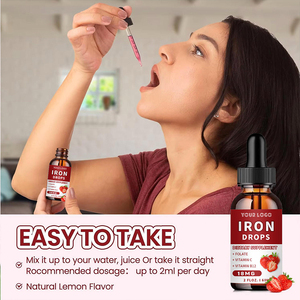 Produits de santé en gros : Gouttes de fer liquides orales pour soutenir la production de globules rouges, complément alimentaire pour une absorption de fer améliorée - Product Image 5