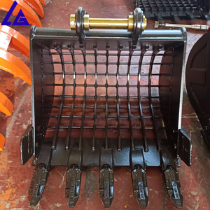 Cucharón Multifunción para Esqueletización y Cribado, para Excavadoras SH60 SH75U, para Preparación de Suelo Superior en Condiciones Húmedas - Product Image 3