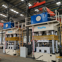 Equipo de Fabricación de Palets de Virutas de Madera ThoYu TY-1250 con Motor, Presión de 1250 Toneladas, Capacidad de 324 Palets/Día