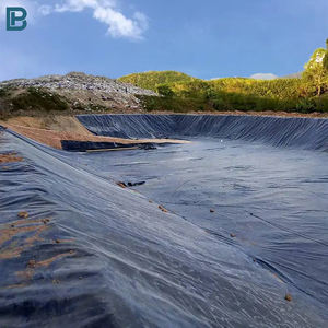 Géomembrane HDPE durable de 1.5 à 2mm pour étangs à poissons Revêtement d'étang Revêtement de <span class=keywords><strong>piscine</strong></span> Membrane d'aménagement paysager de jardin Barrage renforcé fabriqué - Product Image 2