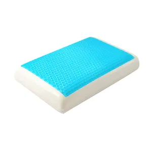 Gel Foam Pillow Gel Layer Cervical Pillow Cooling Orthopedic Memory Foam Pillow For Side Back Stomach Sleeper