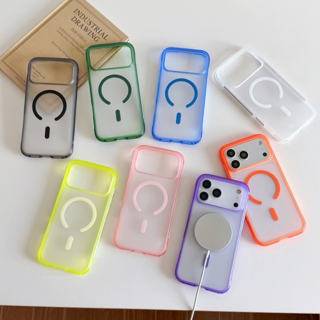 For iPhone 18 Pro Max airbag Anti Drop Magnetic Phone case for iPhone 17 Anti slip Design All Inclusive Phone Protection Cover