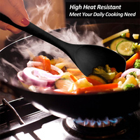 Cuillère en silicone résistant à la chaleur spatule 480F mélange de silicone Flexible à haute chaleur remuant cuisson grattage épandeur sans couture