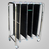 Chariot de transfert de cartes PCB SMT antistatique réglable à faible coût, support de stockage SMT, chariot de transfert de cartes PCB ESD