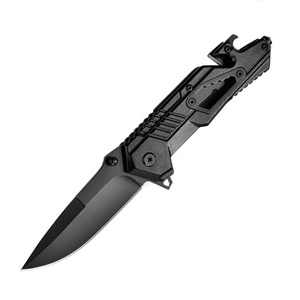 Couteau de poche tactique avec manche en aluminium, lame en acier inoxydable 3cr13, clé pliante d'urgence DIY, ouvre-boîte, ceinture, OEM HK FB085 1 - Product Image 1