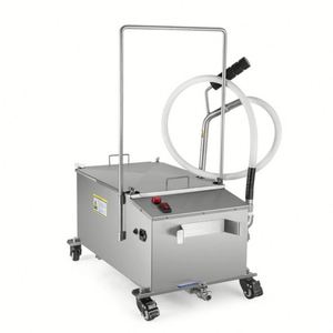 Machine de filtre à huile de friteuse électrique commerciale portative d'acier inoxydable à vendre - Product Image 1