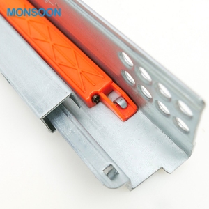 Mạ kẽm mở rộng đầy đủ Push-Open giấu slide với Xử lý mở rộng đầy đủ undermount ngăn kéo trượt nhà bếp ngăn kéo trượt - Product Image 5