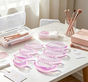 Tampon de rehaussement de cils en silicone réutilisable imprimé sur mesure, tige souple en gelée pour cils, accessoires de permanente de cils pour salons de beauté (vente en gros) - Product Image 6