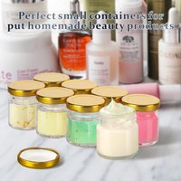 Custom Small Round Glass Jar Jam with Screw Lid