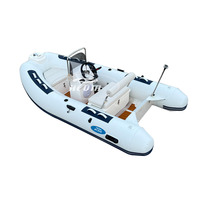 Classique 10ft RIB300 aviron CE Europe PVC/Hypalon fibre de verre bateau à rames gonflable mini bateau de vitesse