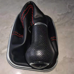 GOLF4 JETTA BORA98-04用DongJieBuleレザーカーギアシフトノブカバー - Product Image 4