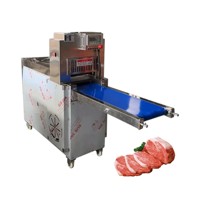 Trancheuse automatique en acier inoxydable pour viande congelée, machine à trancher la viande congelée pour usage commercial