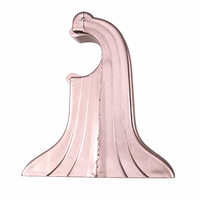 Support de rideau vintage 32-35 mm, support de base pour tringle romaine, support de tringle, base fixe, accessoires d'assemblage latéral