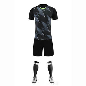 Setelan Jersey Sepak Bola Pria Berkualitas Tinggi Warna Oranye 100% Poliester Kerah Tegak Lengan Panjang Bernapas Desain Tim Kustom - Product Image 5