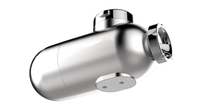 Filtre à eau du robinet Calux Skincare, cartouche UF au charbon actif, purificateur d'eau du robinet en métal pour cuisine et salle de bain