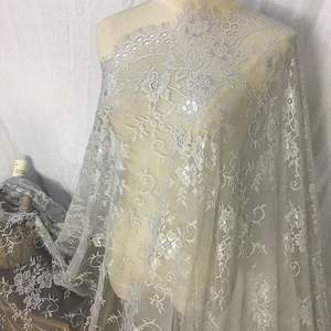 12色オプション服メッシュ花まつげレースレース生地ウェディングベールドレスアクセサリー - Product Image 4