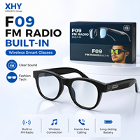 Lunettes Audio Intelligentes F09 à Verres Photochromiques avec Traduction IA et Radio FM Indépendante Deux-en-un pour les Passionnés de Cyclisme et de Course à Pied