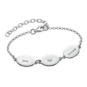 Cadeau personnalisé délicat <span class=keywords><strong>Bracelet</strong></span> Initial pour femmes cadeau de remise de diplôme pour meilleur ami nom de famille pour son cadeau fait à la main - Product Image 2