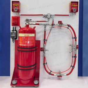 Système de suppression d'incendie pour véhicules miniers 45L Camions de transport Tube de détection de mousse approuvé CE R107 PRI-SAFETY Classe A/B/C/D/L - Product Image 2