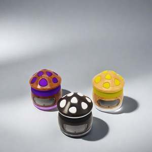 Conception créative, grand moulin à herbes en zinc à 4 parties, 80 mm, moulin à herbes portable en gros avec tiroir - Product Image 3